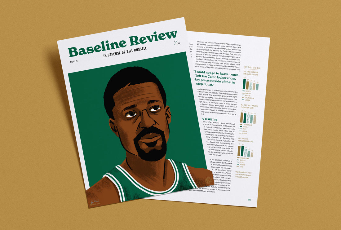 In Defense of Bill Russell Story (Screen Print)