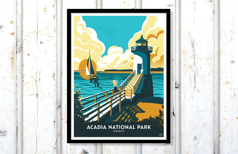 Acadia National Park Poster