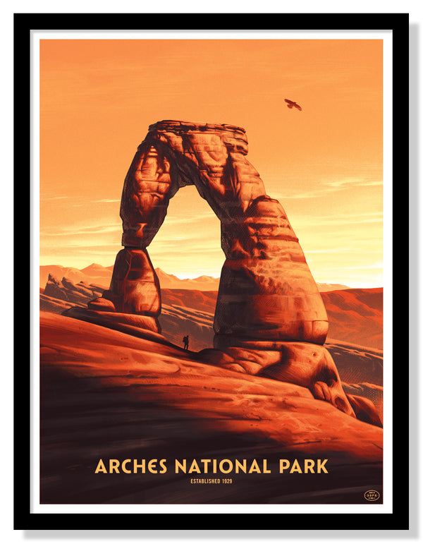 Arches National Park Poster (Delicate Arch)