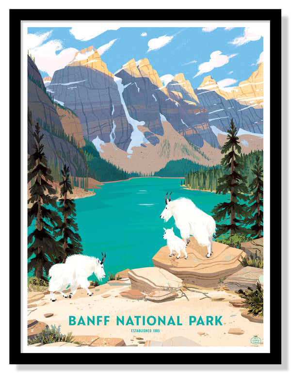 Banff National Park Poster (Large Timed Edition)