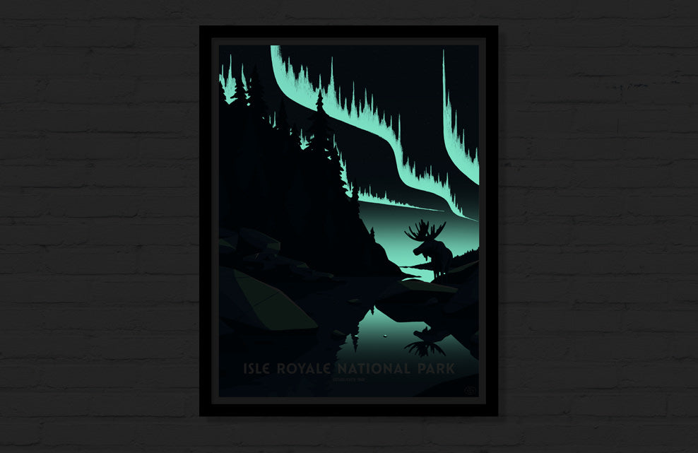 Isle Royale National Park Poster