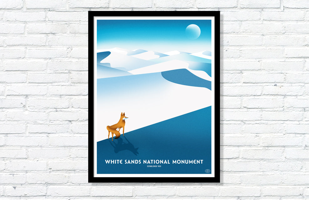 White Sands National Monument Poster